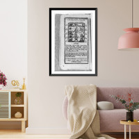 The Anatomy of man's body, as goverened by the twelve constellations, Vintage Wall Art