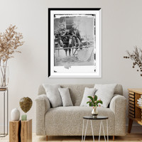 Historic Framed Print, Tony Jannus & Albert Berry,  17-7/8" x 21-7/8"