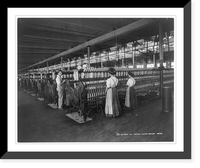 Historic Framed Print, [Interior of American Woolen Co., Boston],  17-7/8" x 21-7/8"