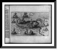 Historic Photo Print - Saint Brendan, 484-577, figurative map of St