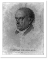 Historic Framed Print, [Thomas Cooper, head portrait, facing left],  17-7/8" x 21-7/8"