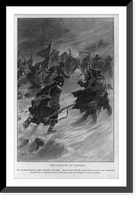 Historic Framed Print, The attack on Quebec,  17-7/8" x 21-7/8"