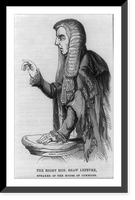 Historic Framed Print, The right honorable Shaw LeFevre, Speaker of the House of Commons,  17-7/8" x 21-7/8"