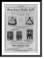 Page from Playthings Magazine illus. dolls: between 1910 and 1929 - 2, Antique Print