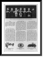 Page from Playthings Magazine illus. dolls: between 1910 and 1929 - 11, Historic Print