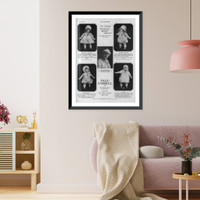 Page from Playthings Magazine illus. dolls: between 1910 and 1929 - 12, Vintage Poster