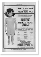 Page from Playthings Magazine illus. dolls: between 1910 and 1929 - 13, Vintage Print