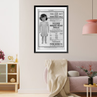 Page from Playthings Magazine illus. dolls: between 1910 and 1929 - 13, Vintage Print