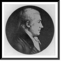 Historic Framed Print, [Aaron Burr, 1756-1836, bust portrait, right profile],  17-7/8" x 21-7/8"