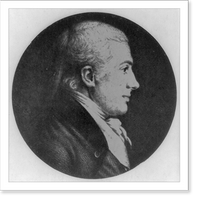 Historic Framed Print, [Aaron Burr, 1756-1836, bust portrait, right profile],  17-7/8" x 21-7/8"