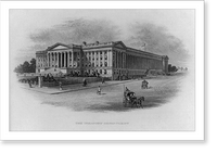 Historic Framed Print, [The Treasury Department],  17-7/8" x 21-7/8"