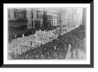 Pre-election parade for suffrage in NYC, Oct. 23, 1915, in which 20,000 women marched Classic, Historic Print