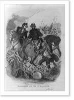 Historic Framed Print, [Washington and Lee at Monmouth],  17-7/8" x 21-7/8"