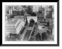 Historic Framed Print, Review of the 1st Divison, U.S. Army at Washington, D.C., Sept. 17, 1919,  17-7/8" x 21-7/8"