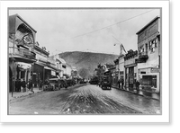 Historic Framed Print, Main Street, looking East, Yreka, California,  17-7/8" x 21-7/8"