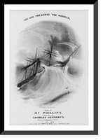Oh! God preserve the mariner, Antique Print