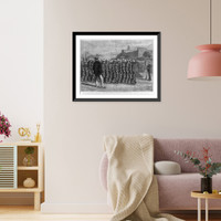 Historic Framed Print, [Prisoners returning from work on Blackwell's Island, N.Y. C.],  17-7/8" x 21-7/8"