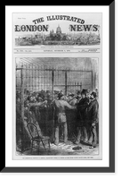 Fraudulent voters of the presidential election in custody at the United States Circuit Court, New York, Vintage Print