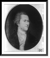 Historic Framed Print, [Alexander Hamilton, bust portrait, facing right],  17-7/8" x 21-7/8"