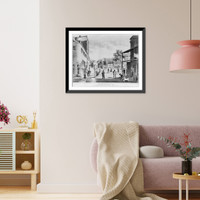 The Five Points in 1859. View taken from the corner of Worth & Little Water Street, Antique Wall Art