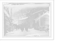 Historic Framed Print, Laborer's camp, Aqueduct,  17-7/8" x 21-7/8"