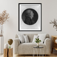 Charles N.D. Gervais, head-and-shoulders portrait, right profile Classic, Antique Wall Art