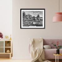Residence of H.A. Benedict, town of Warwick, Orange Co., N.Y, Vintage Wall Art