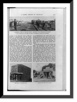 Gen. view of Mound Bayou, Miss. showing rr sta. with Isaiah, Historic Reproduction