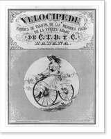 Historic Framed Print, Velocipede - 2,  17-7/8" x 21-7/8"