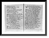 Historic Framed Print, [Page from The New England Primer Improved, 1773, children's prayers],  17-7/8" x 21-7/8"