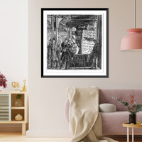 Tatoo, shave, haircut, Antique Poster