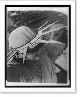 Historic Photo Print - Statue of Liberty - Close-up view of head