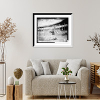 Historic Framed Print, Harl Maggert, Philadelphia AL (baseball),  17-7/8" x 21-7/8"