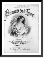 Historic Framed Print, Beautiful Love,  17-7/8" x 21-7/8"