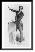 Napoleon III, Emperor of the French, 1808-1873, full portrait, standing with arm raised, facing left, Vintage Wall Art