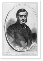 Historic Framed Print, Lord Lyons, the British Minister to Washington .  1862 [half-length portrait],  17-7/8" x 21-7/8"