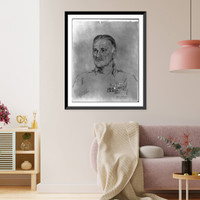 Historic Framed Print, Carl Spaatz, 1881-1874,  17-7/8" x 21-7/8"