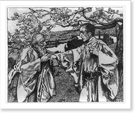 Welcome, said the old man : will you come with us, Historic Reproduction