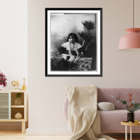 Historic Framed Print, [Two Shawl],  17-7/8" x 21-7/8"