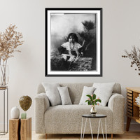 Historic Framed Print, [Two Shawl],  17-7/8" x 21-7/8"
