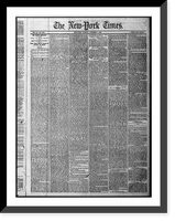 Historic Framed Print, [3 New York Times headlines of famous trials: John Brown trial verdict],  17-7/8" x 21-7/8"