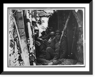 In the trench near San Marco during action of May 12, 1917, Antique Poster