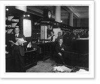 Employees working in the House of Representatives Post Office at the U.S. Capitol, Vintage Wall Art
