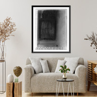 Historic Framed Print, [An old safe at the U.S. Capitol],  17-7/8" x 21-7/8"