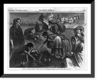 Scene on the Dumping Dock Foot of Governeur Street, East River, Antique Print