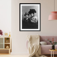 Black & White Photo - Tom Walsh and daughter Evalyn