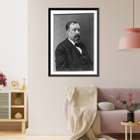 Judge Benjamin Helm Bristow, 1832-1896, half-length portrait, facing right, Antique Poster