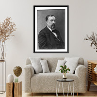 Judge Benjamin Helm Bristow, 1832-1896, half-length portrait, facing right, Antique Poster