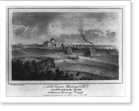 The Capitol. Washington, D. C.. West front from the City Hall.T.D. ; sketched and drawn by T. Doughty ; from Childs & Inman's Lith Press. Classic, Historic Reproduction