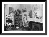 Corner in a Negro teachers' home, New Orleans, La, Antique Print